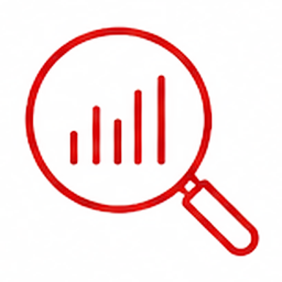 Grafikli büyüteç simgesi