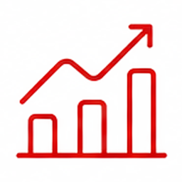 Yükselen grafik simgesi